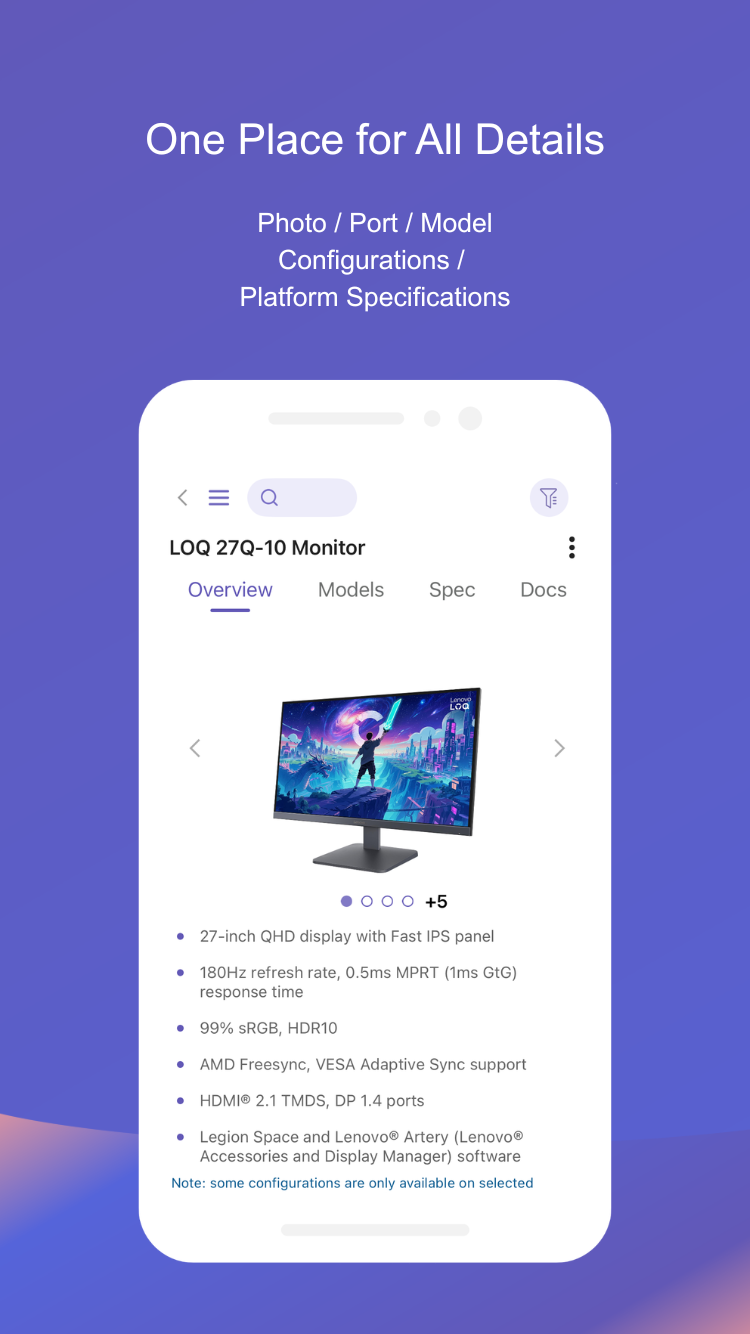 اسکرین شات 1 برنامه Lenovo PSREF