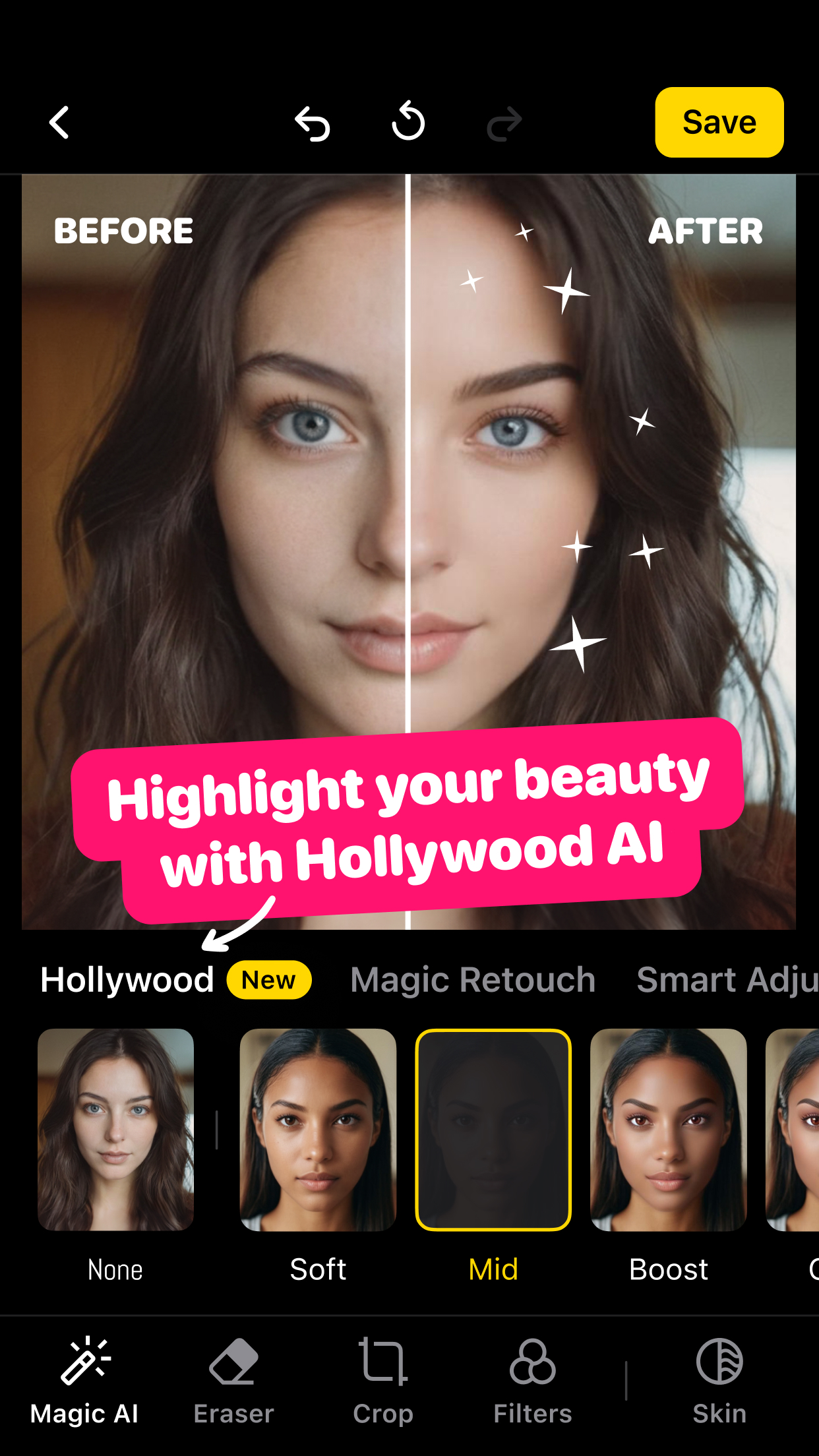 اسکرین شات 2 برنامه Lensa: photo editor & AI art