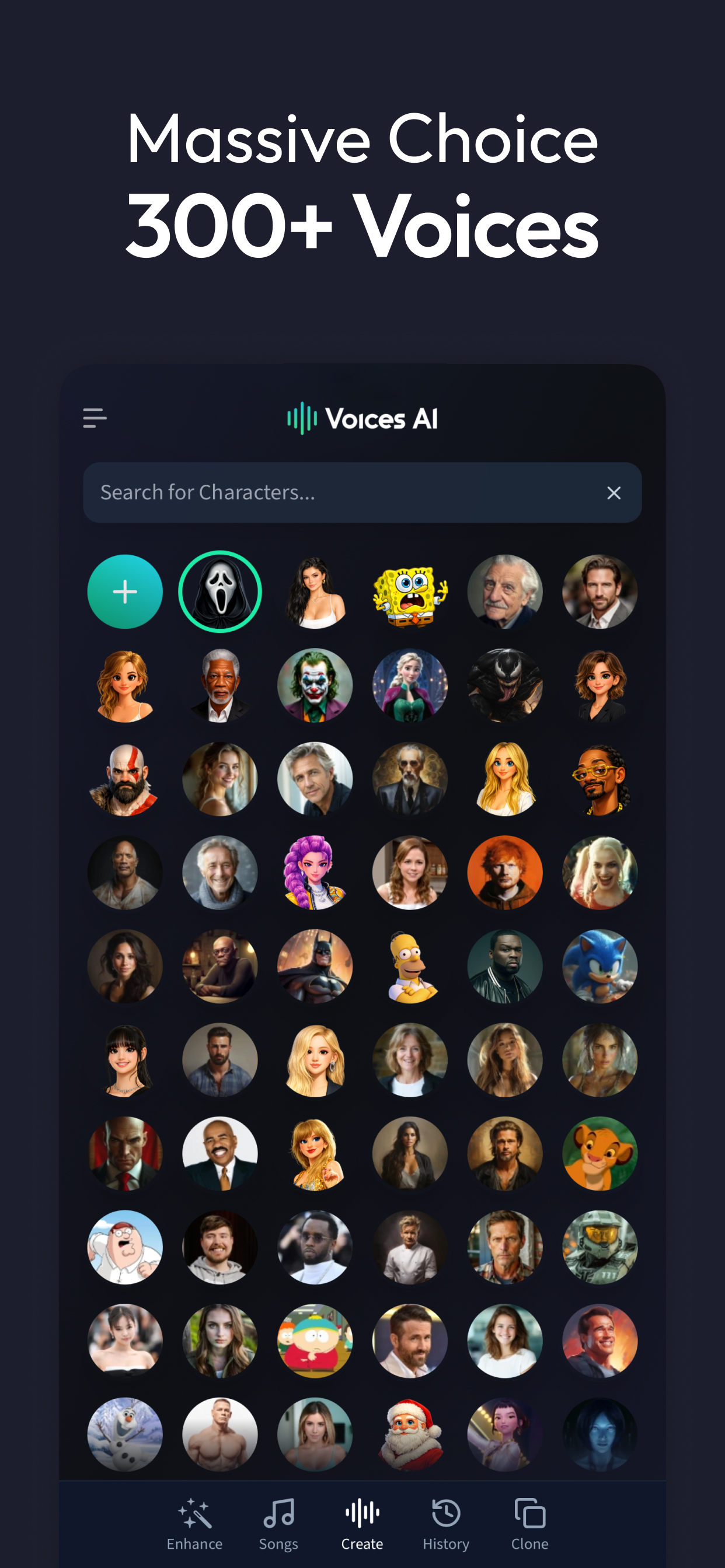 اسکرین شات 3 برنامه Voices AI: Voice Changer