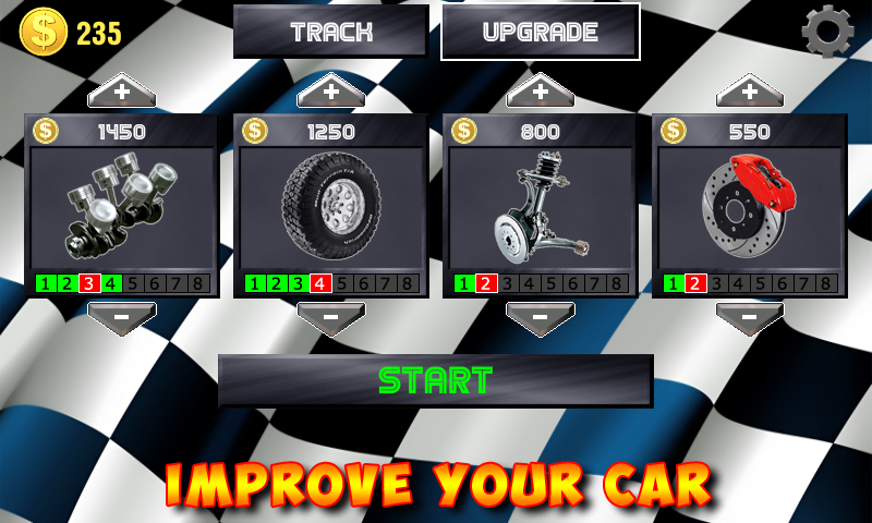 اسکرین شات 3 بازی Car Stunts. Free