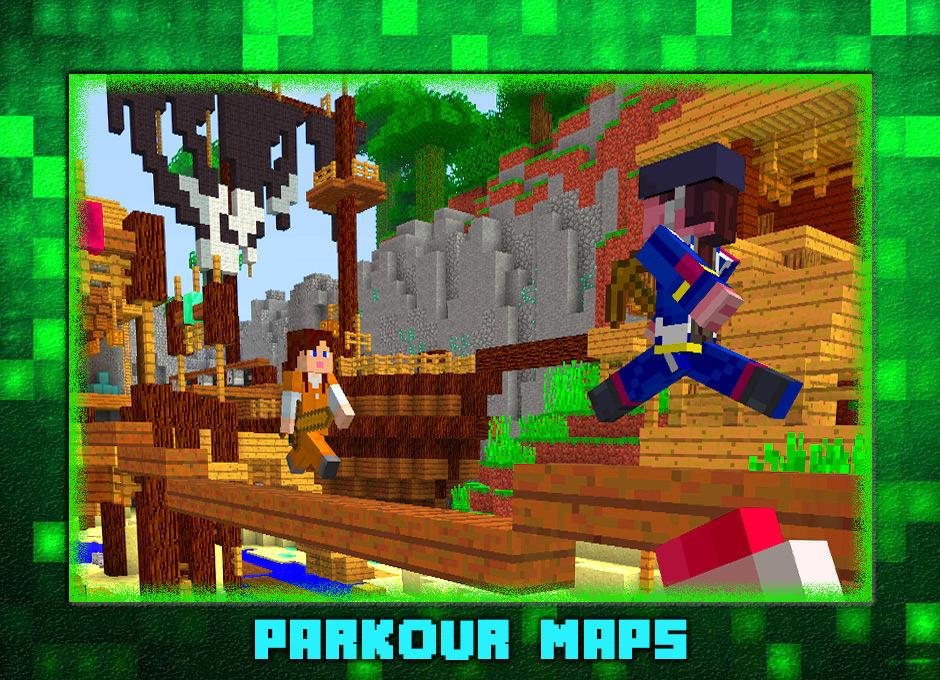 اسکرین شات 3 برنامه Mods with Parkour Maps