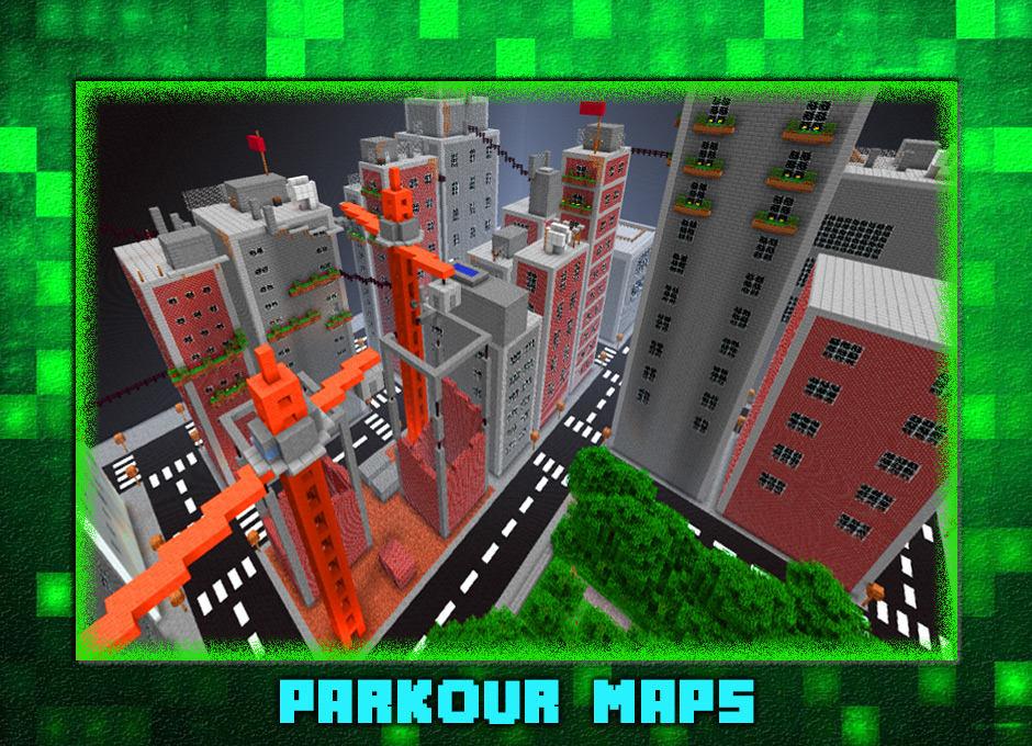 اسکرین شات 2 برنامه Mods with Parkour Maps