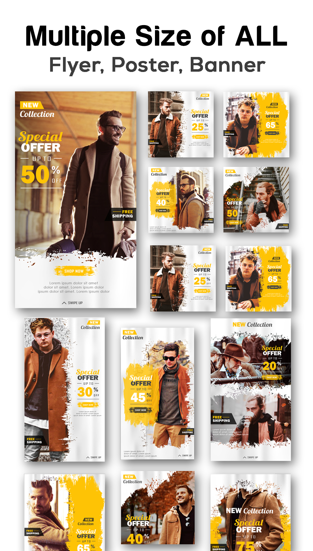 اسکرین شات 3 برنامه Poster Maker, Flyer, Banner Ma