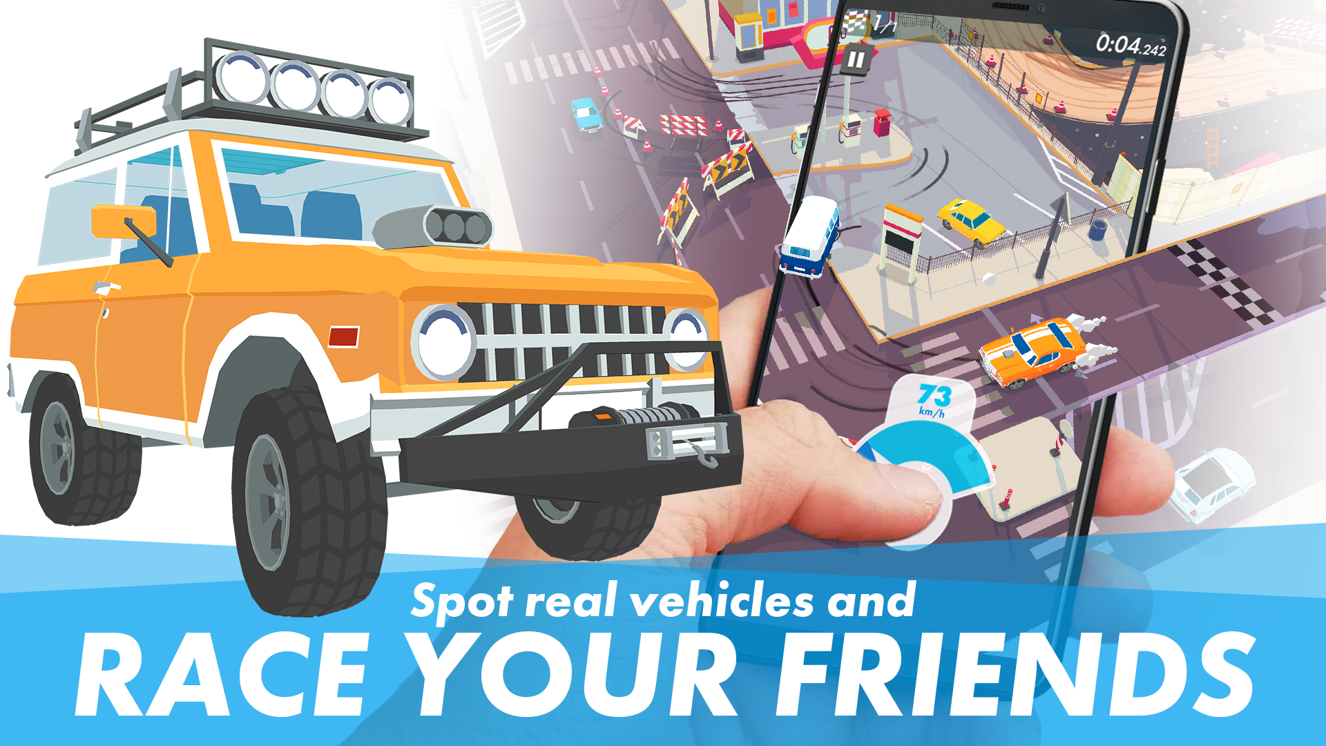 اسکرین شات 1 بازی SpotRacers — Car Racing Game