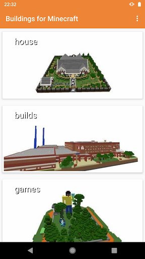 اسکرین شات 1 برنامه Buildings for Minecraft