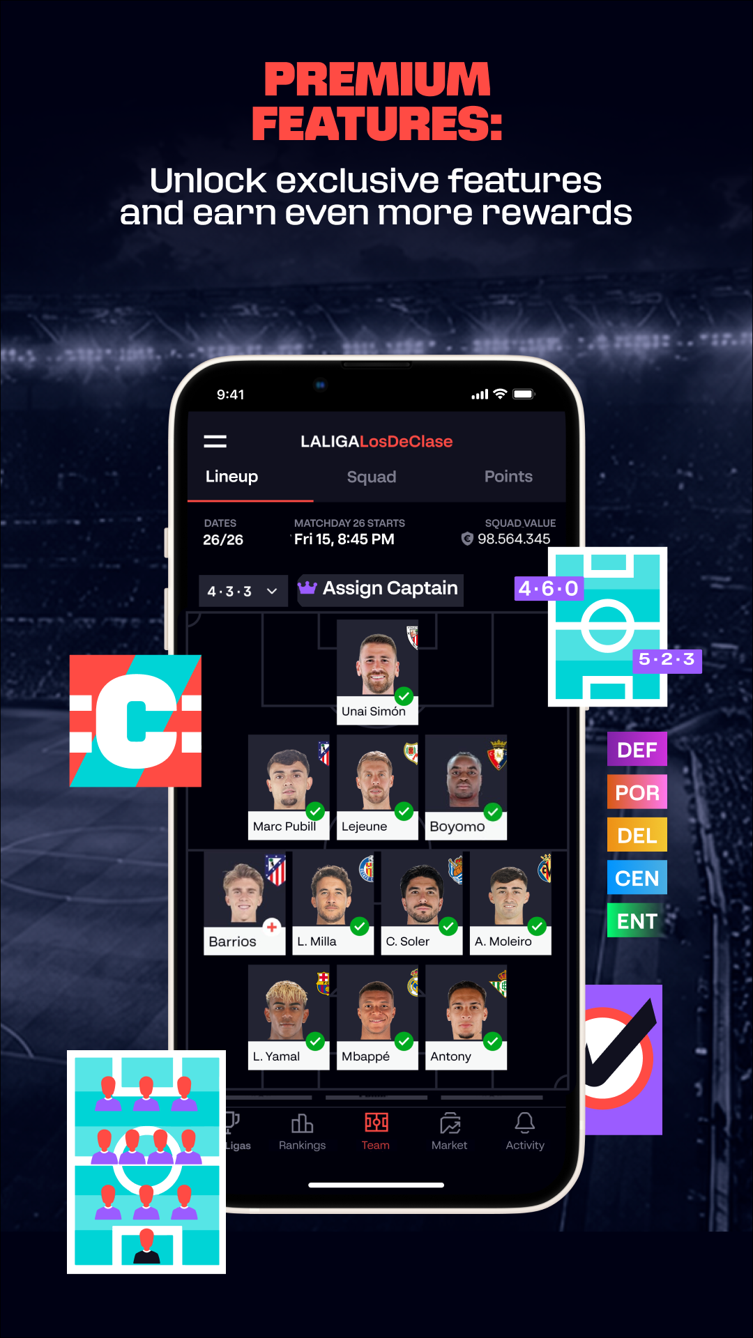 اسکرین شات 5 بازی LALIGA FANTASY: Soccer Manager