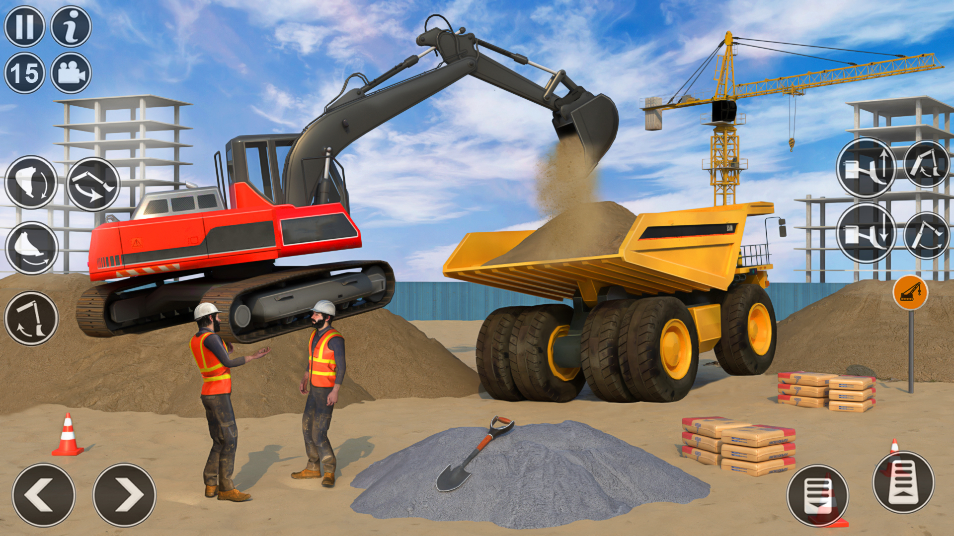 اسکرین شات 8 بازی Real Construction Truck Games