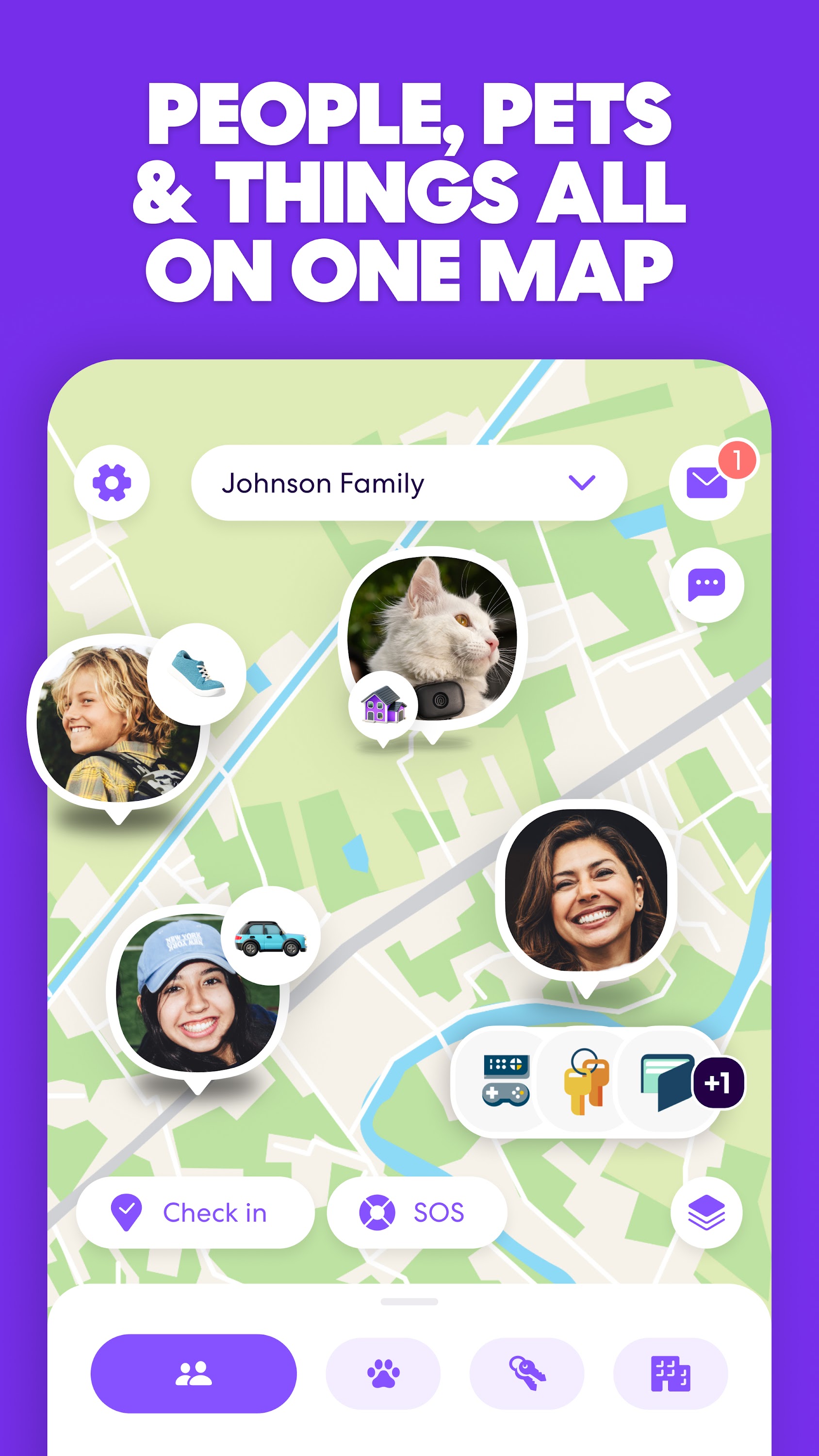 اسکرین شات 1 برنامه Life360: Family Safety & GPS