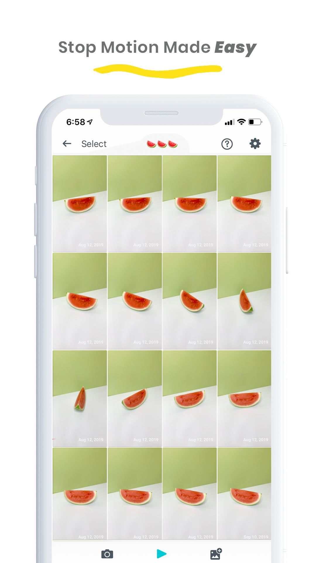 اسکرین شات 1 برنامه Life Lapse: Stop Motion Video