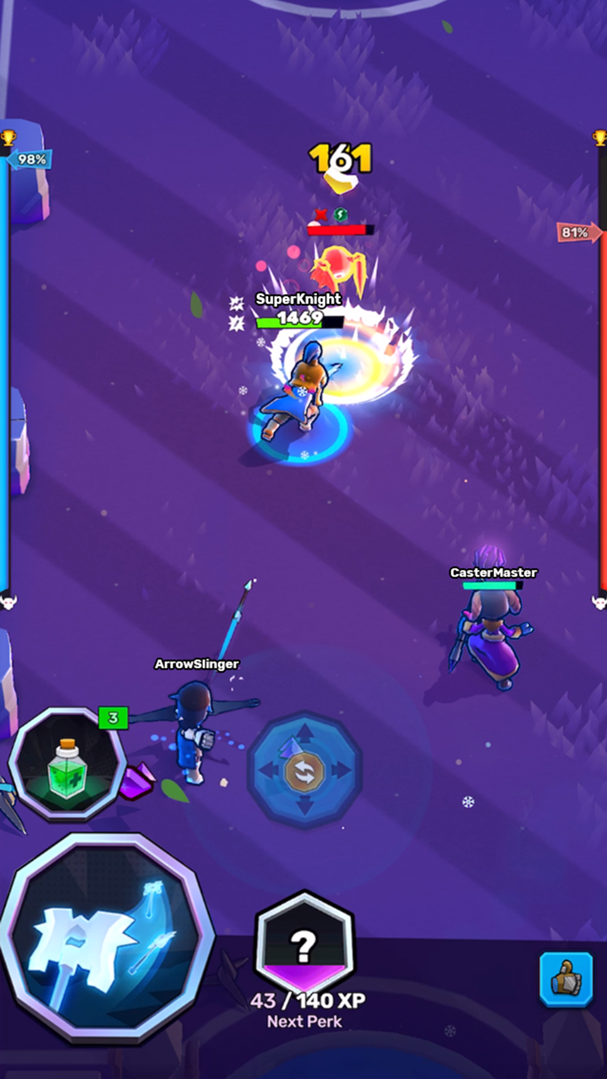 اسکرین شات 5 بازی Knight's Edge: PvP Raid Arena