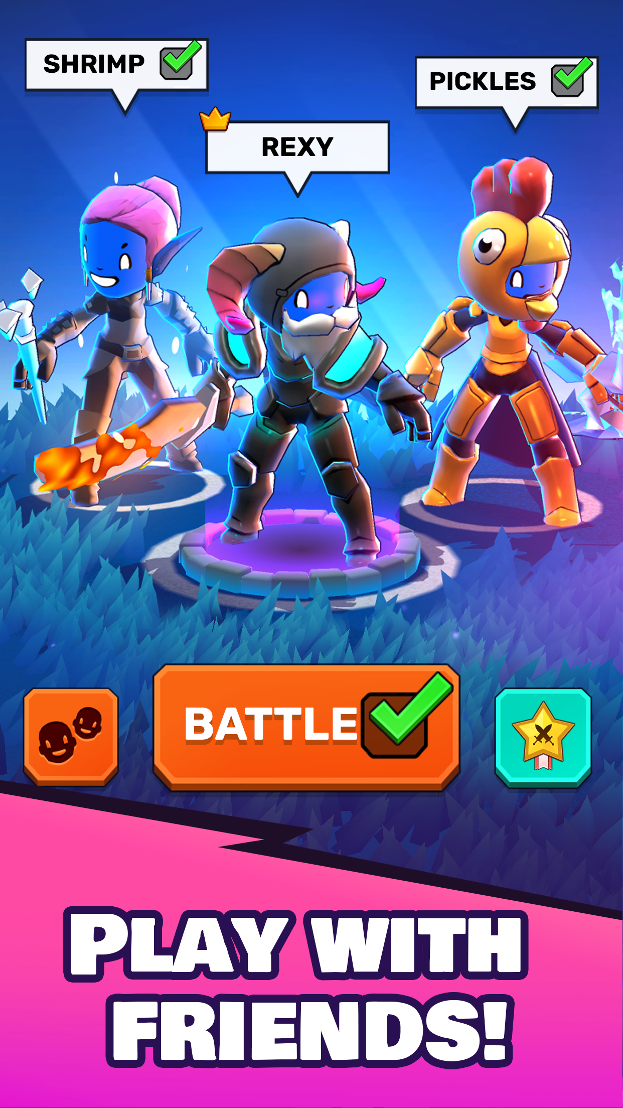 اسکرین شات 4 بازی Knight's Edge: PvP Raid Arena