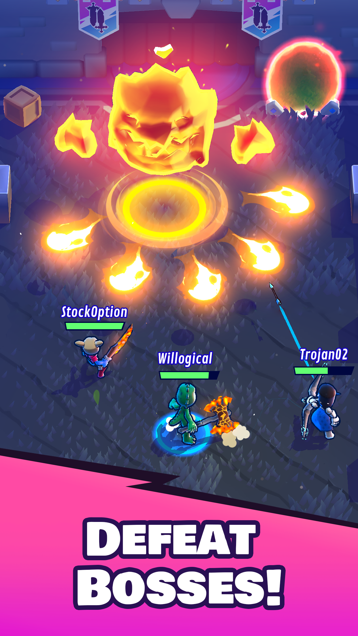 اسکرین شات 2 بازی Knight's Edge: PvP Raid Arena
