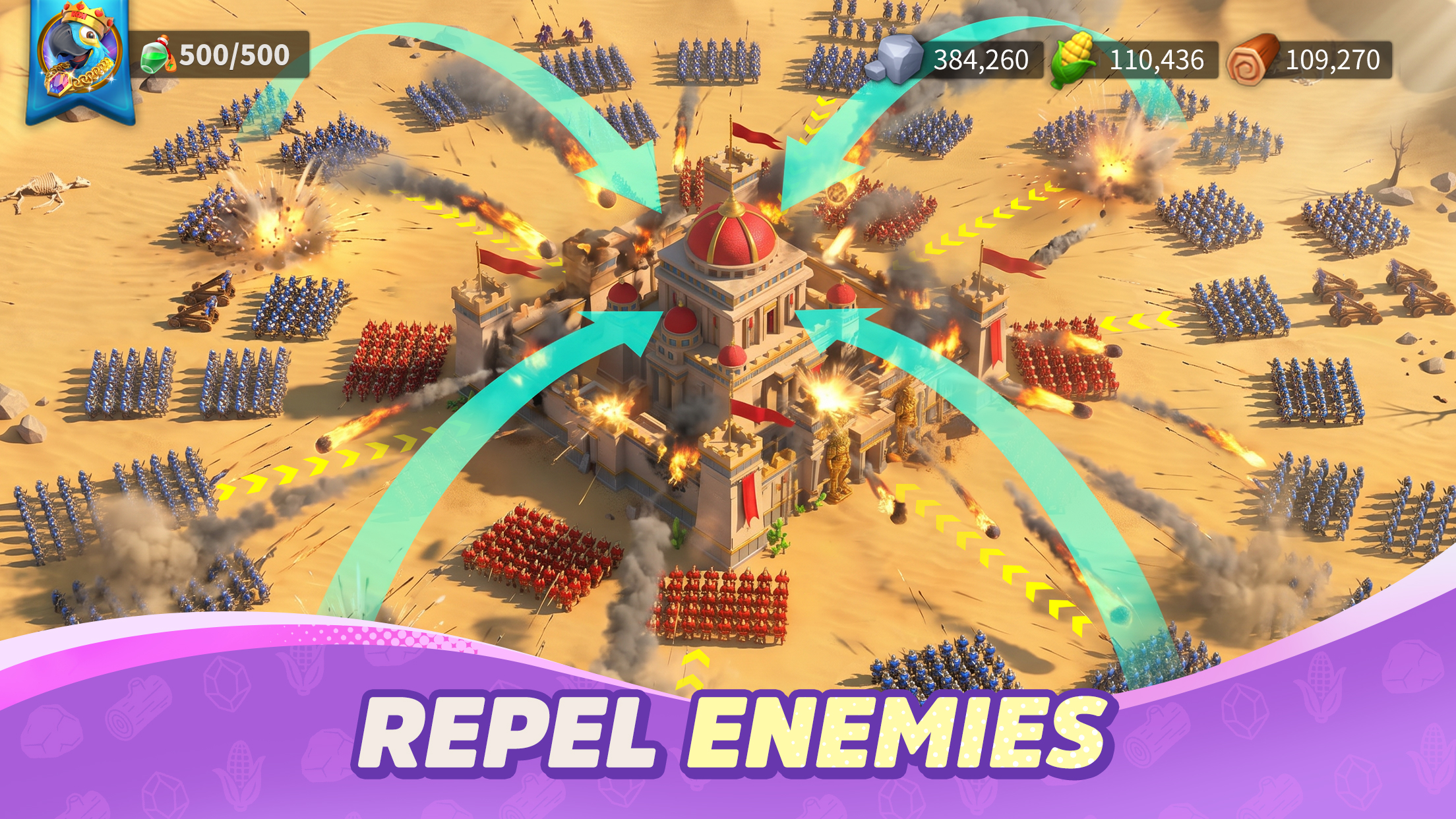 اسکرین شات 5 بازی Rise of Kingdoms: Lost Crusade