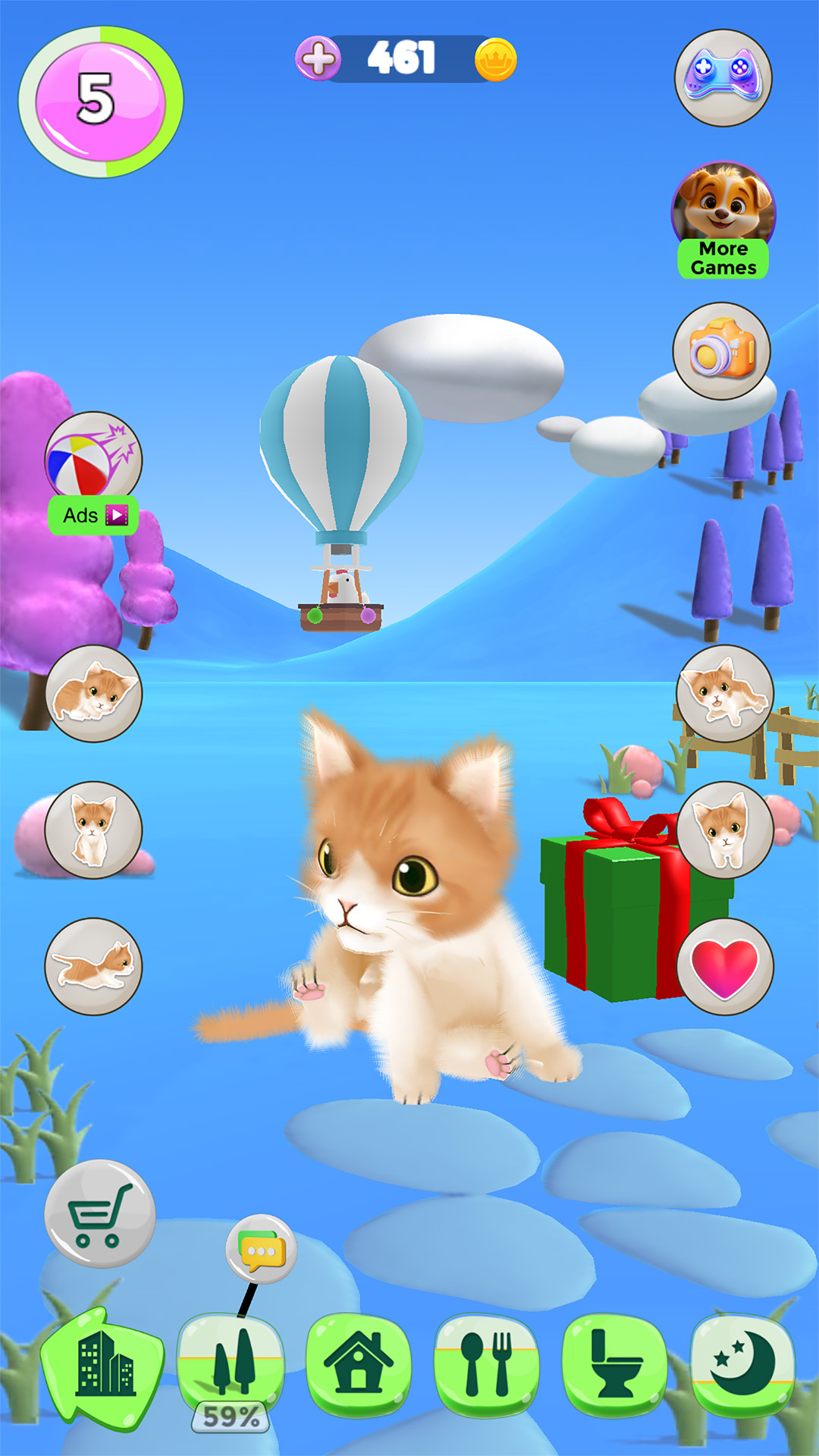 اسکرین شات 1 بازی Talking Cat