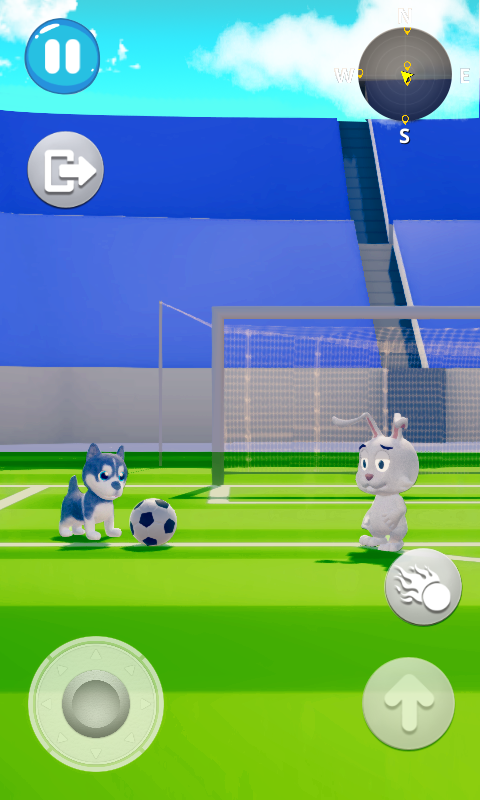 اسکرین شات 1 بازی Talking Puppy And Chick