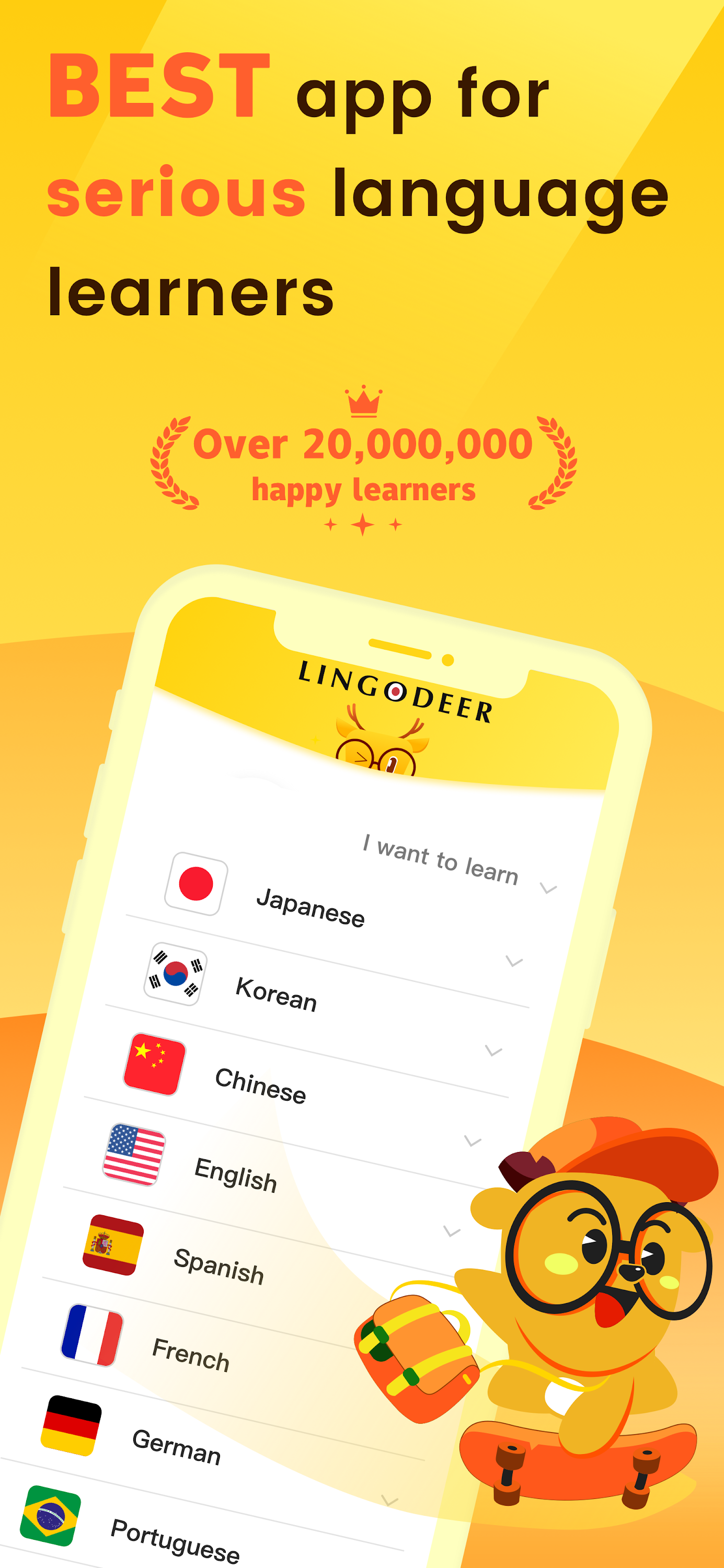 اسکرین شات 1 برنامه LingoDeer - Learn Languages