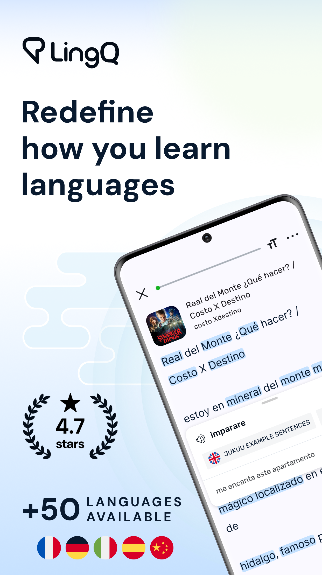 اسکرین شات 1 برنامه LingQ | Learn Languages