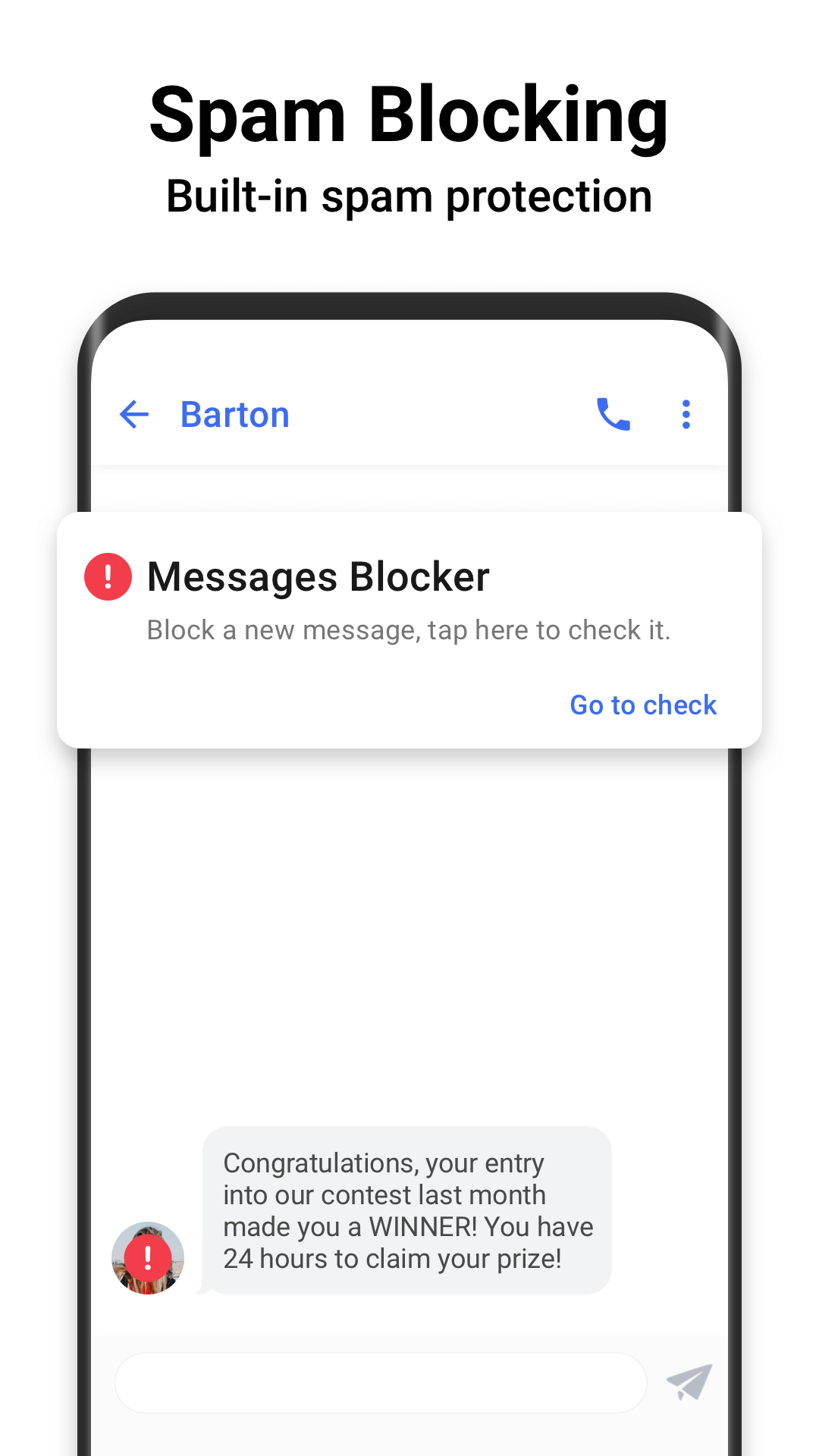 اسکرین شات 8 برنامه Messenger SMS - Text Messages