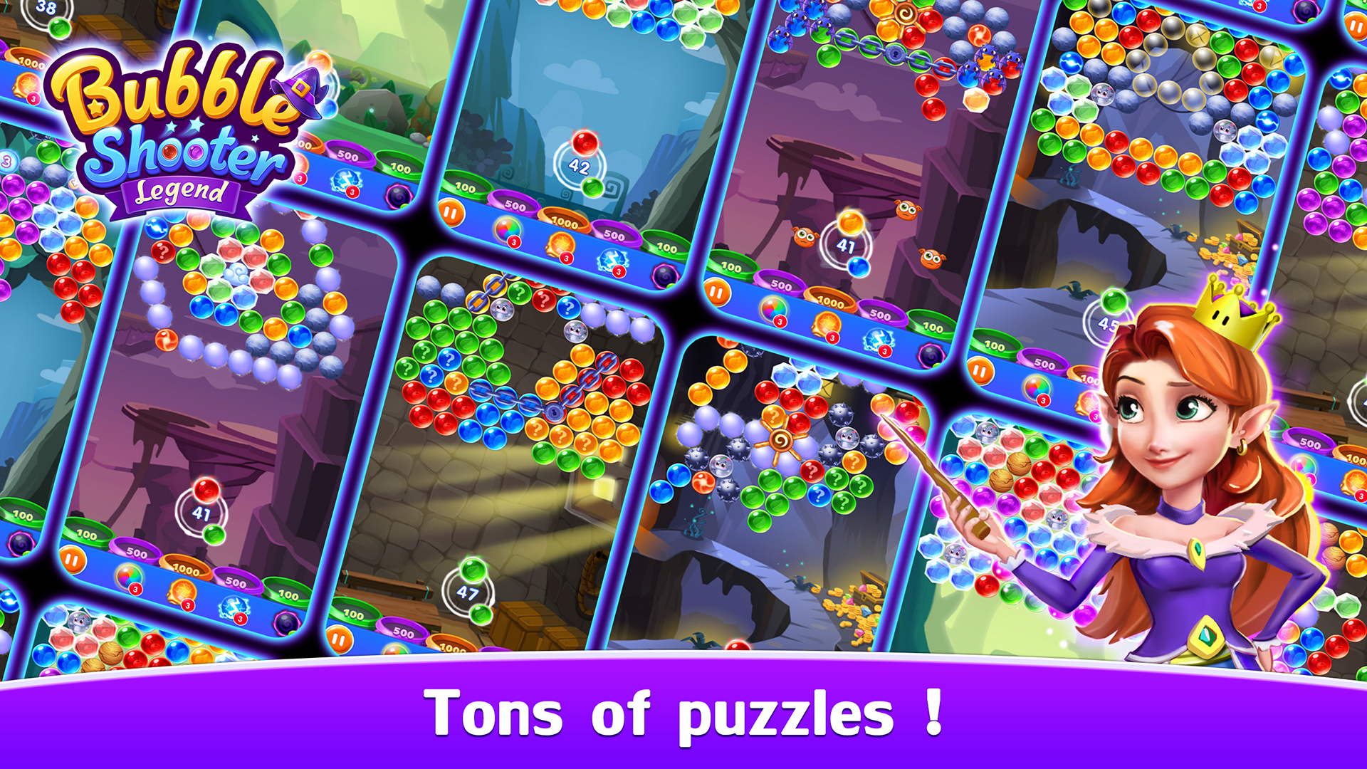 اسکرین شات 3 بازی Bubble Shooter Legend