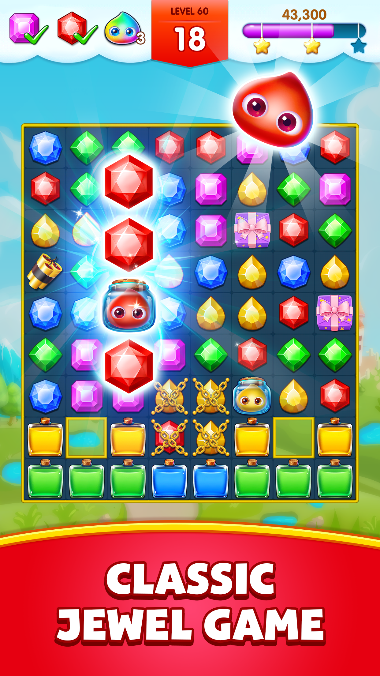 اسکرین شات 1 بازی Jewels Legend - Match 3 Puzzle