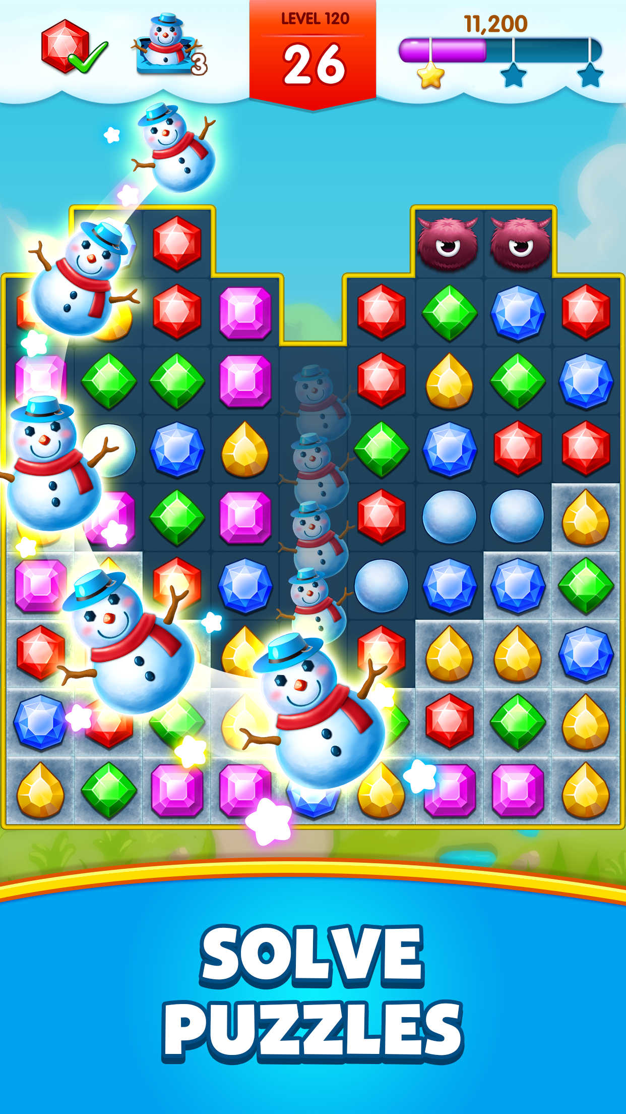 اسکرین شات 2 بازی Jewels Legend - Match 3 Puzzle