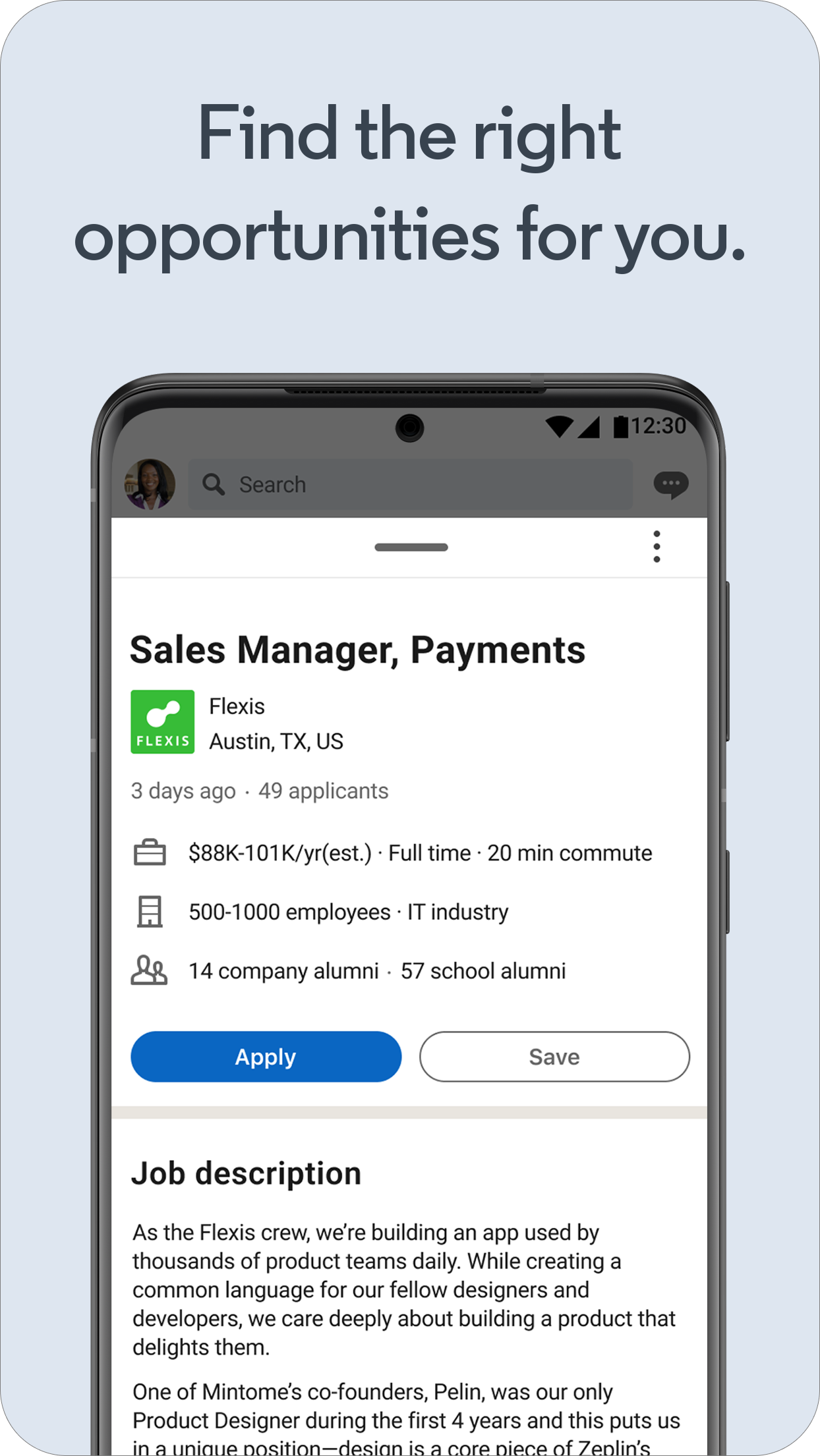 اسکرین شات 2 برنامه linkedin