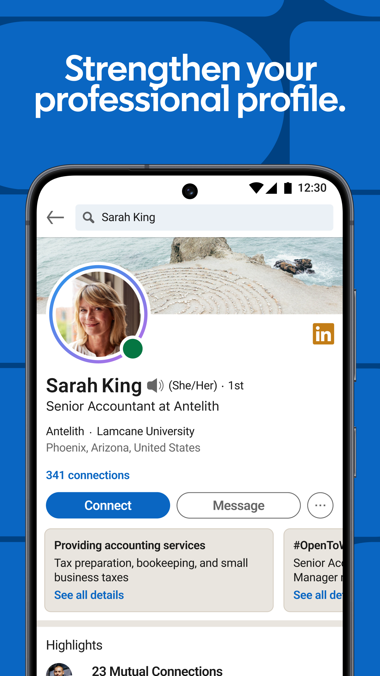 اسکرین شات 4 برنامه LinkedIn: Community & Network