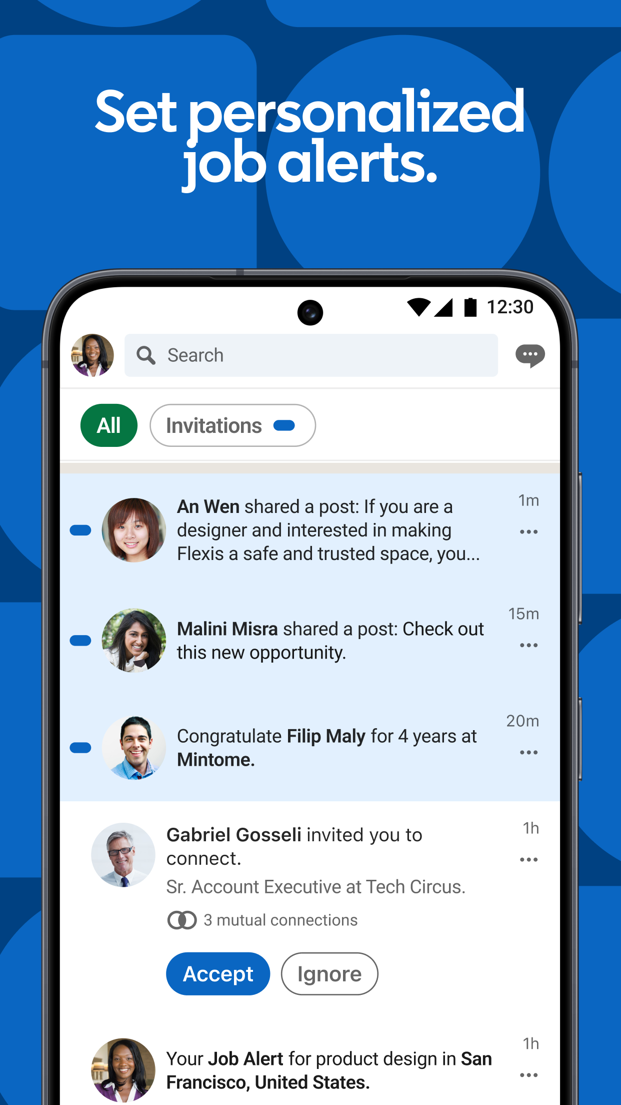 اسکرین شات 6 برنامه LinkedIn: Community & Network