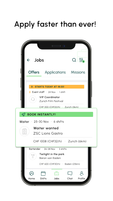 اسکرین شات 3 برنامه Adia - find temporary jobs