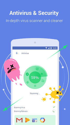 اسکرین شات 2 برنامه Power Clean - Antivirus & Phone Cleaner App