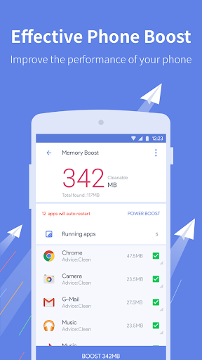 اسکرین شات 4 برنامه Power Clean - Antivirus & Phone Cleaner App