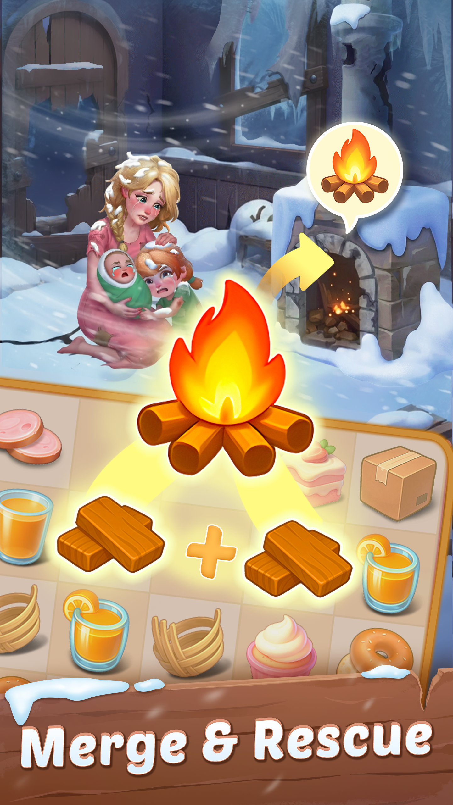 اسکرین شات 3 بازی Frost Valley™: Merge & Story
