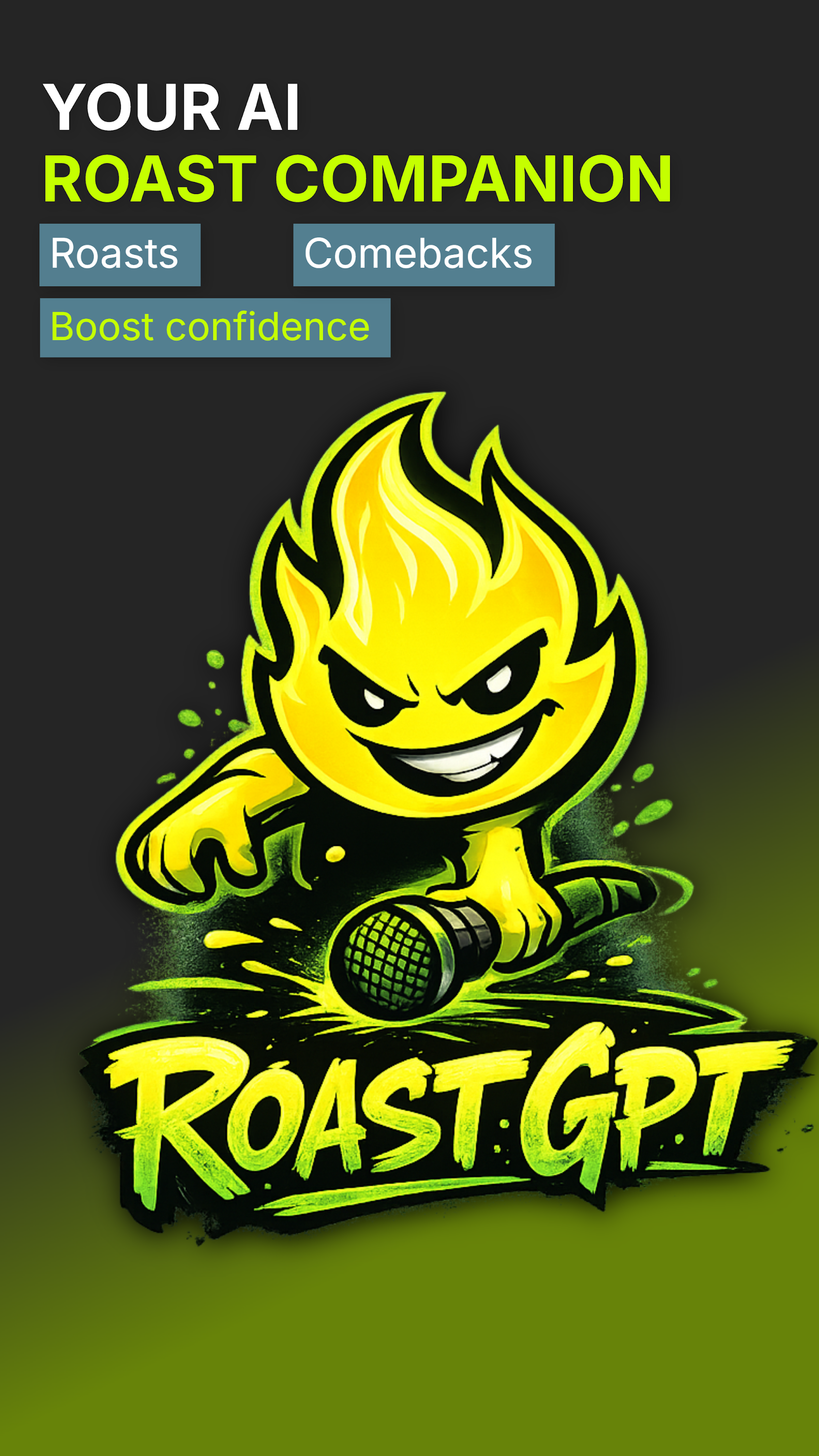 اسکرین شات 1 برنامه RoastGPT: AI Insult & Joke App