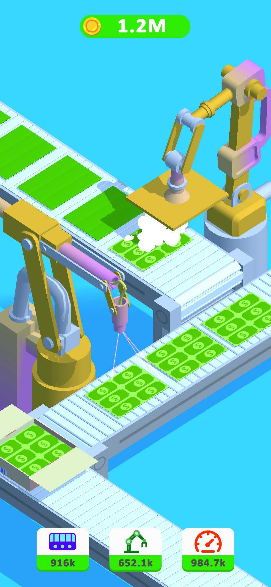 اسکرین شات 2 بازی Idle Money Factory