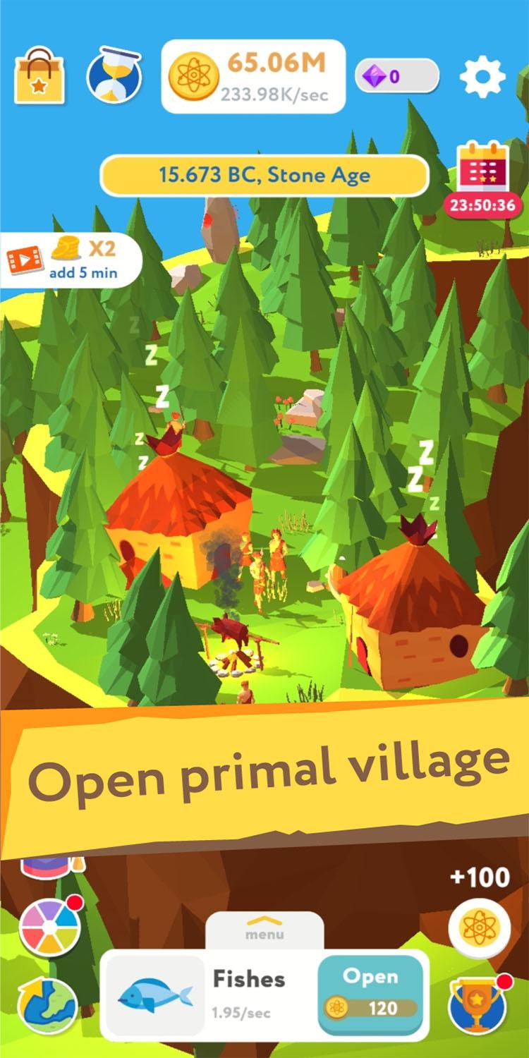 اسکرین شات 2 بازی Evolution Idle Tycoon Clicker