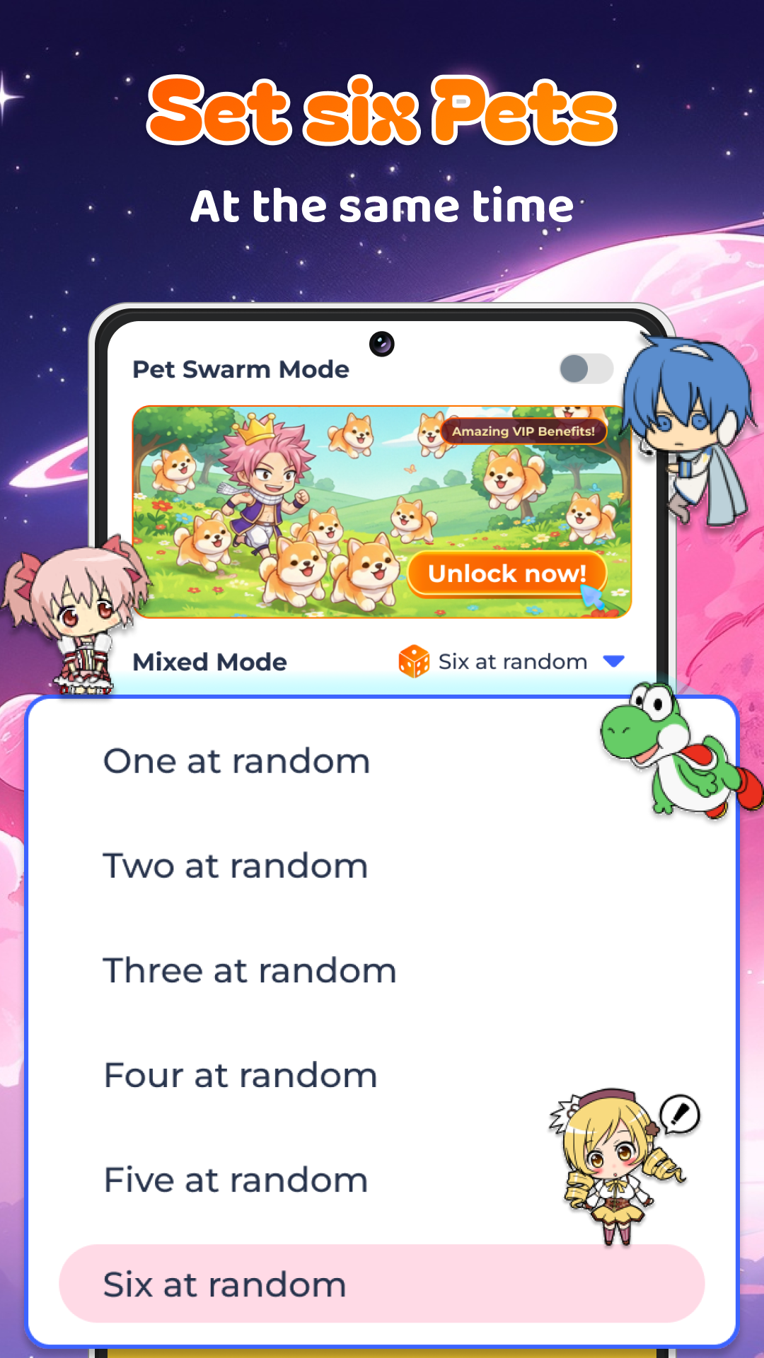 اسکرین شات 7 برنامه Anime Shimeji Pets On Screen