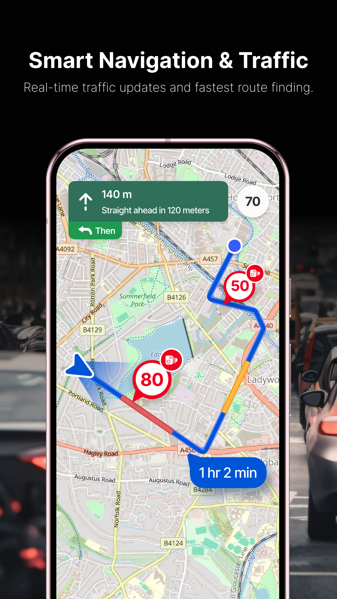 اسکرین شات 3 برنامه Live Satellite View: GPS Maps