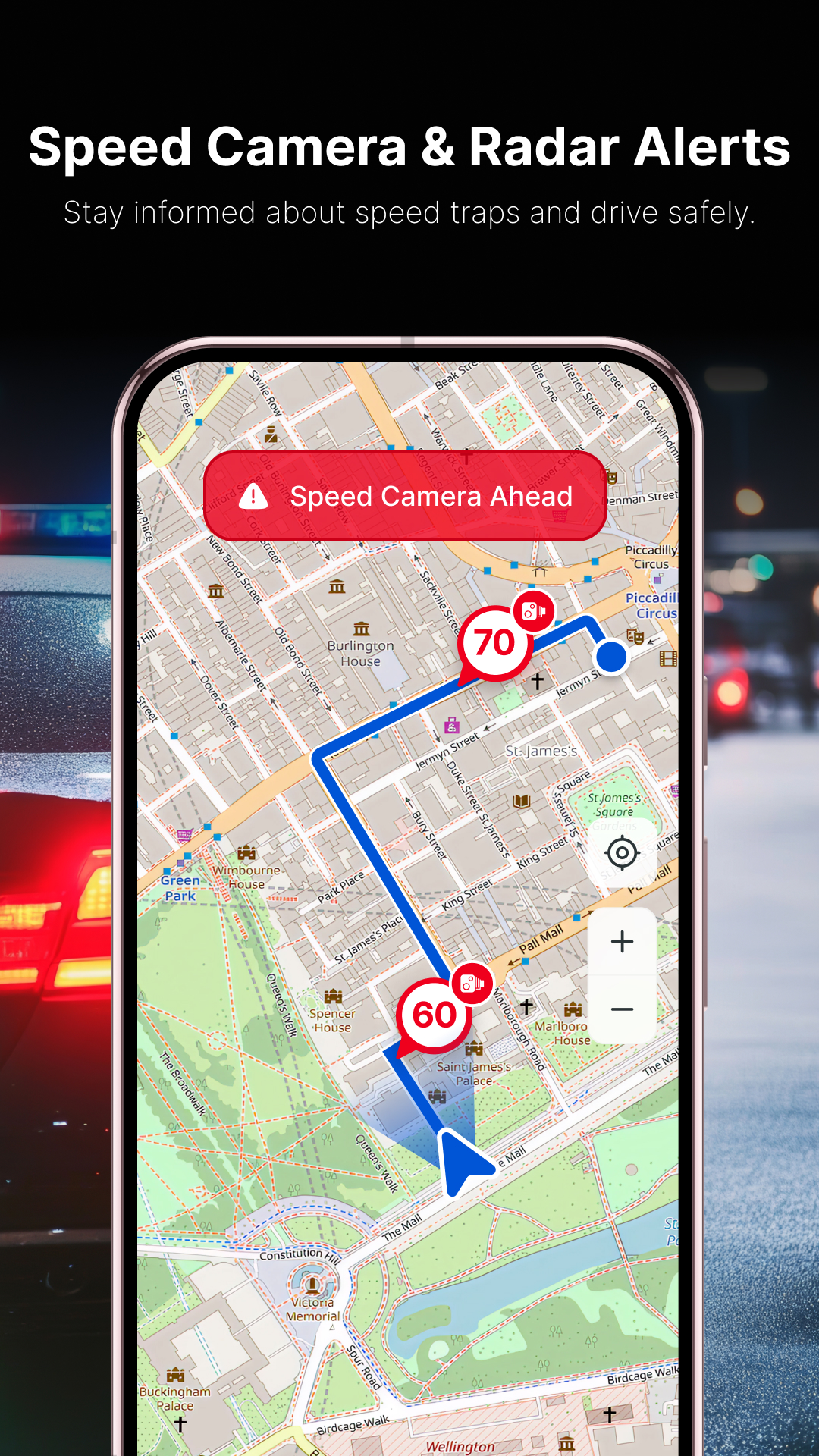 اسکرین شات 4 برنامه Live Satellite View: GPS Maps