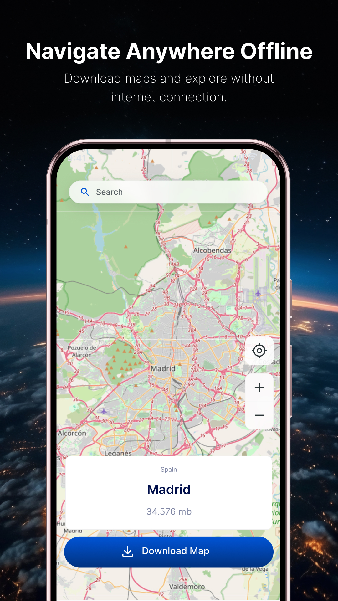 اسکرین شات 8 برنامه Live Satellite View: GPS Maps