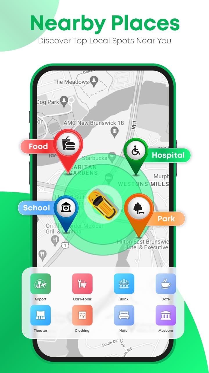 اسکرین شات 4 برنامه Live Satellite view & 3d Maps