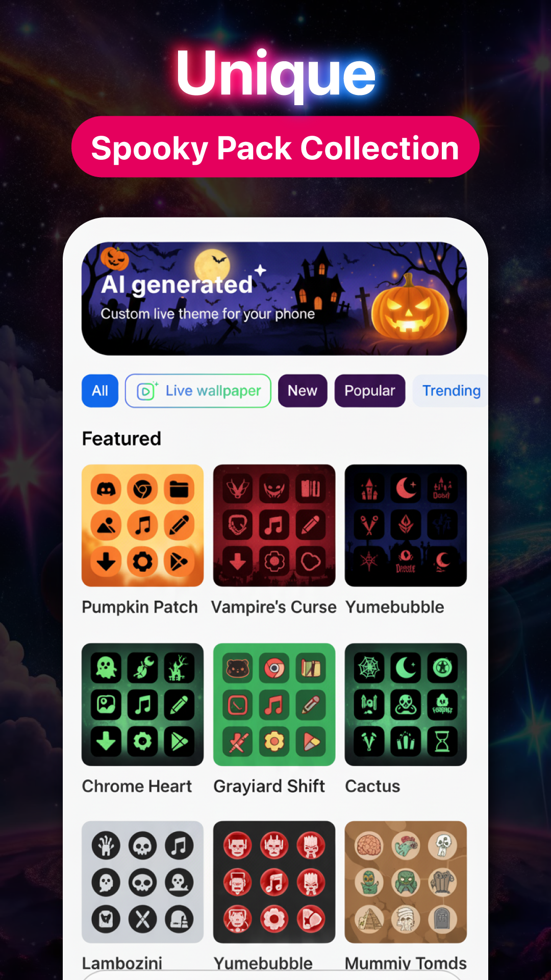 اسکرین شات 4 برنامه Revive Launcher: 4K Wallpapers