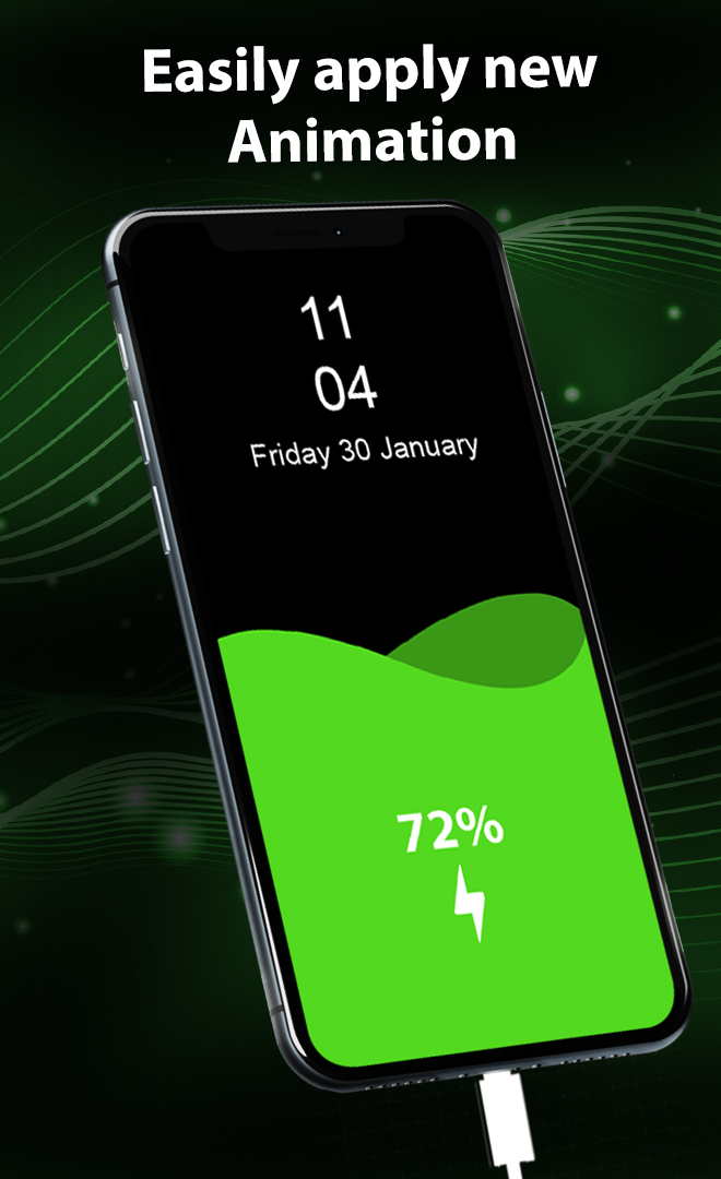 اسکرین شات 6 برنامه Battery Charging Animation