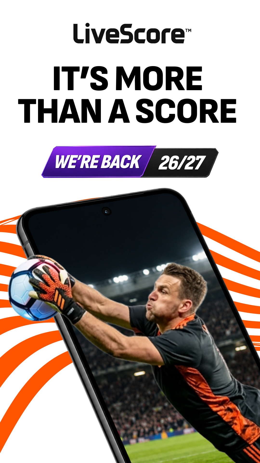 اسکرین شات 1 برنامه LiveScore: Live Sports Scores