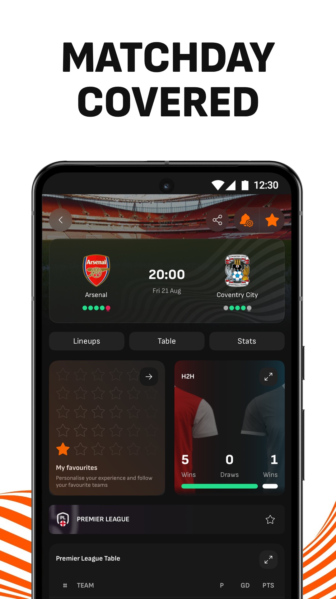اسکرین شات 3 برنامه LiveScore: Live Sports Scores