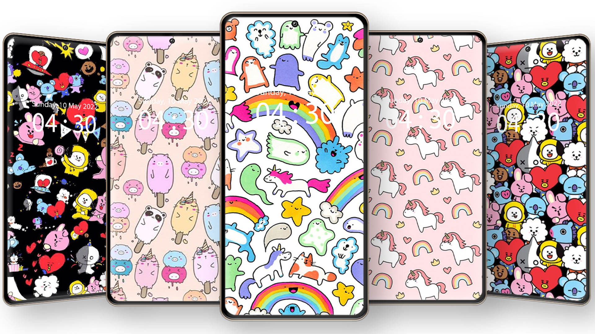 اسکرین شات 6 برنامه Girly Wallpaper Aesthetic