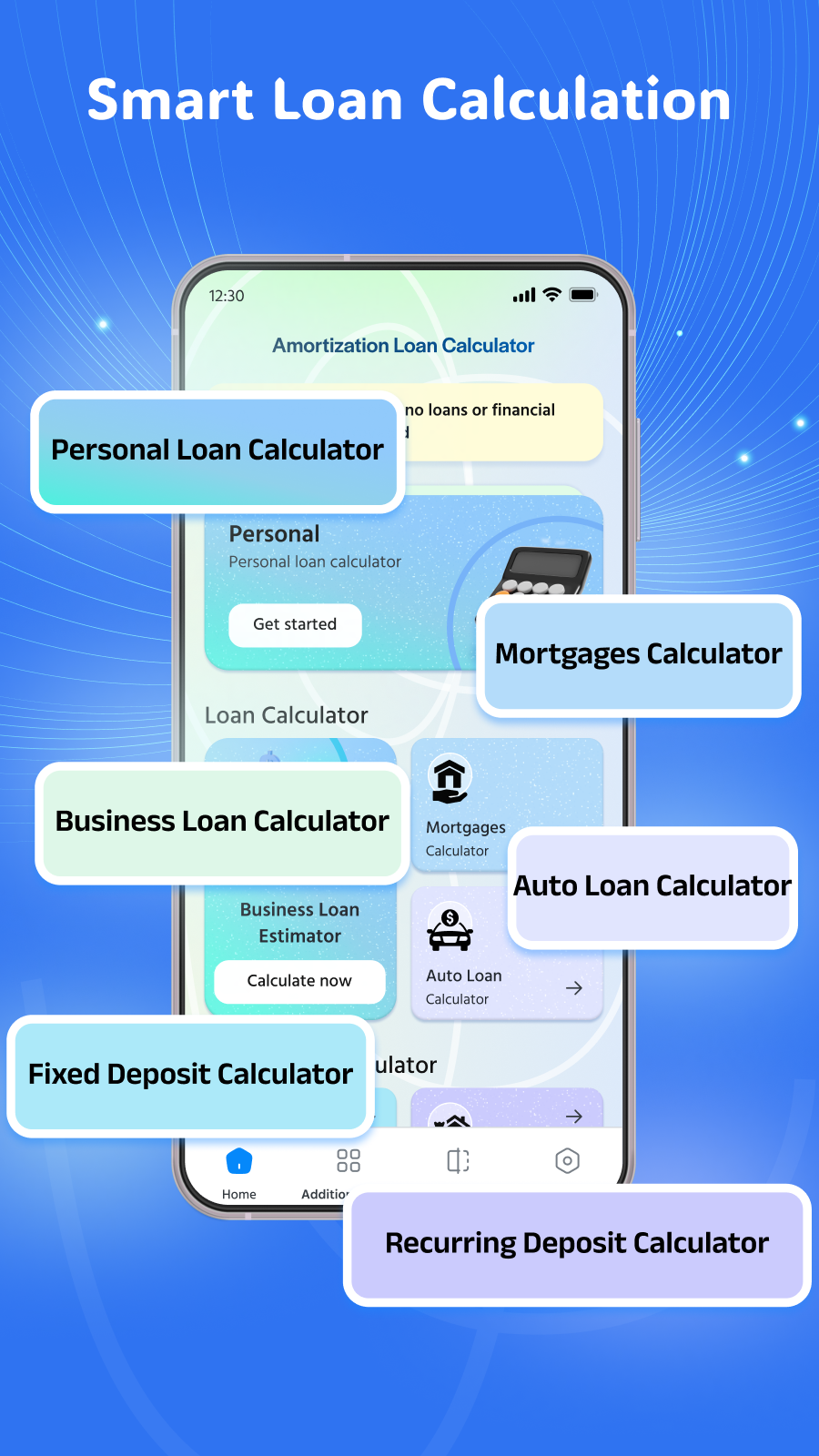 اسکرین شات 1 برنامه Auto Loan Calculator Mortgage