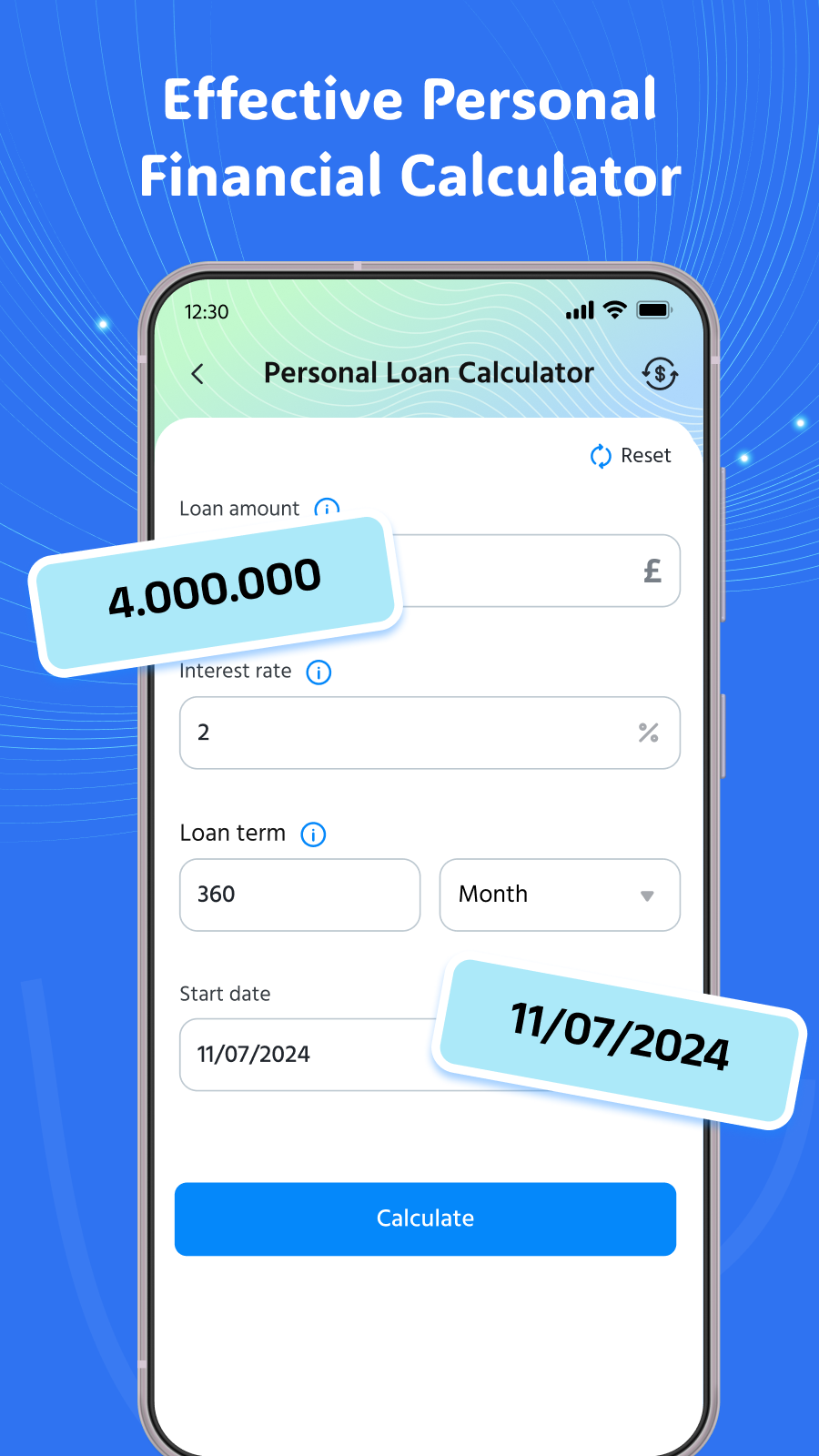 اسکرین شات 5 برنامه Auto Loan Calculator Mortgage