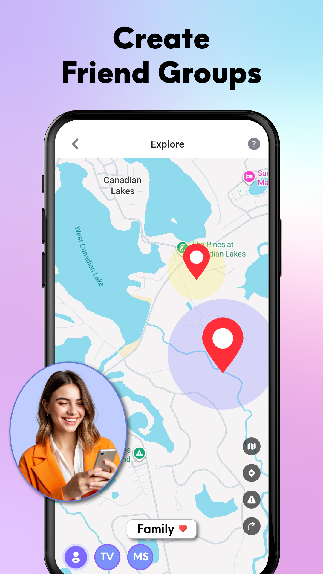 اسکرین شات 1 برنامه Locafy: Phone Location Tracker