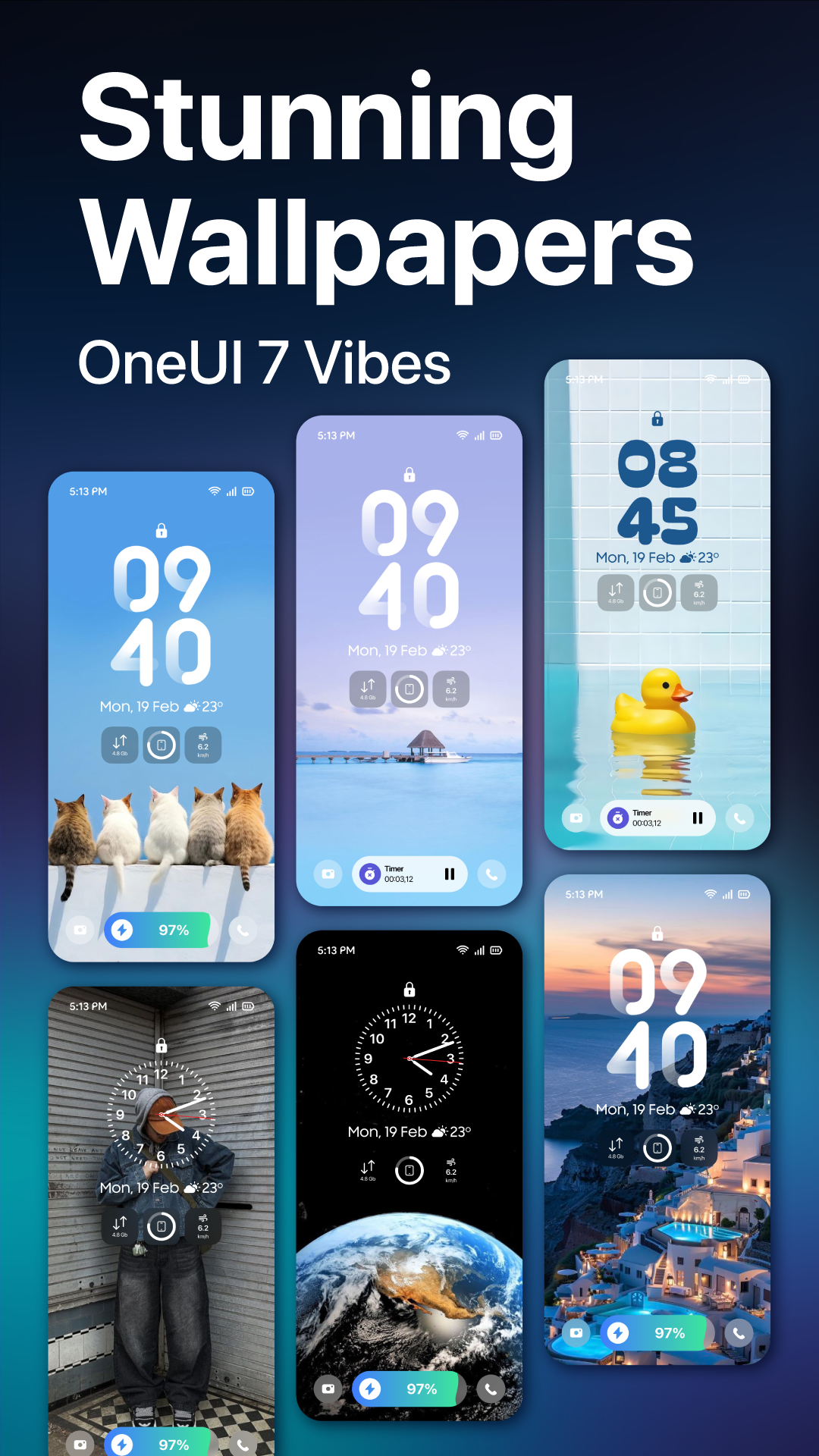 اسکرین شات 2 برنامه Lock Screen Now Bar