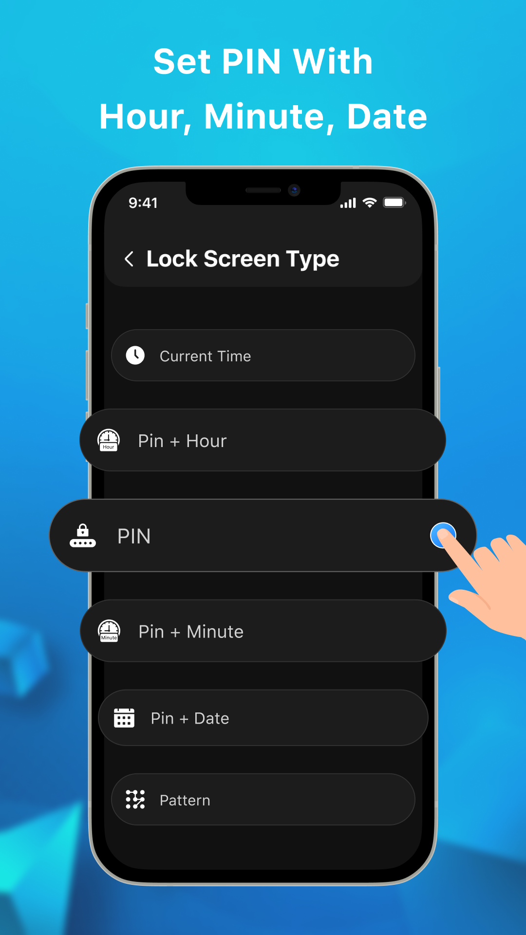 اسکرین شات 6 برنامه Pin Lock Screen Styles